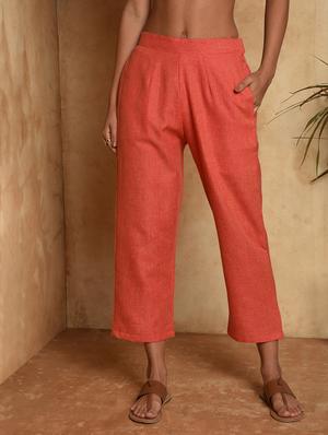 solid cropped tapered pant - 16957325 - Standard Image - 3