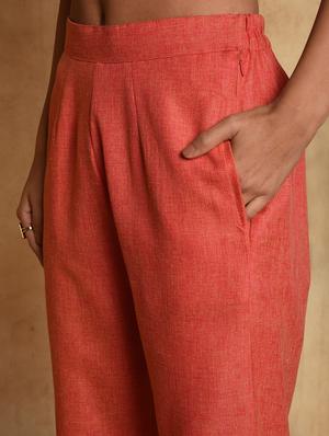 solid cropped tapered pant - 16957325 - Standard Image - 5