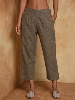 solid cropped tapered pant - 16957329 - Standard Image - 2