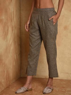 solid cropped tapered pant - 16957329 - Standard Image - 3
