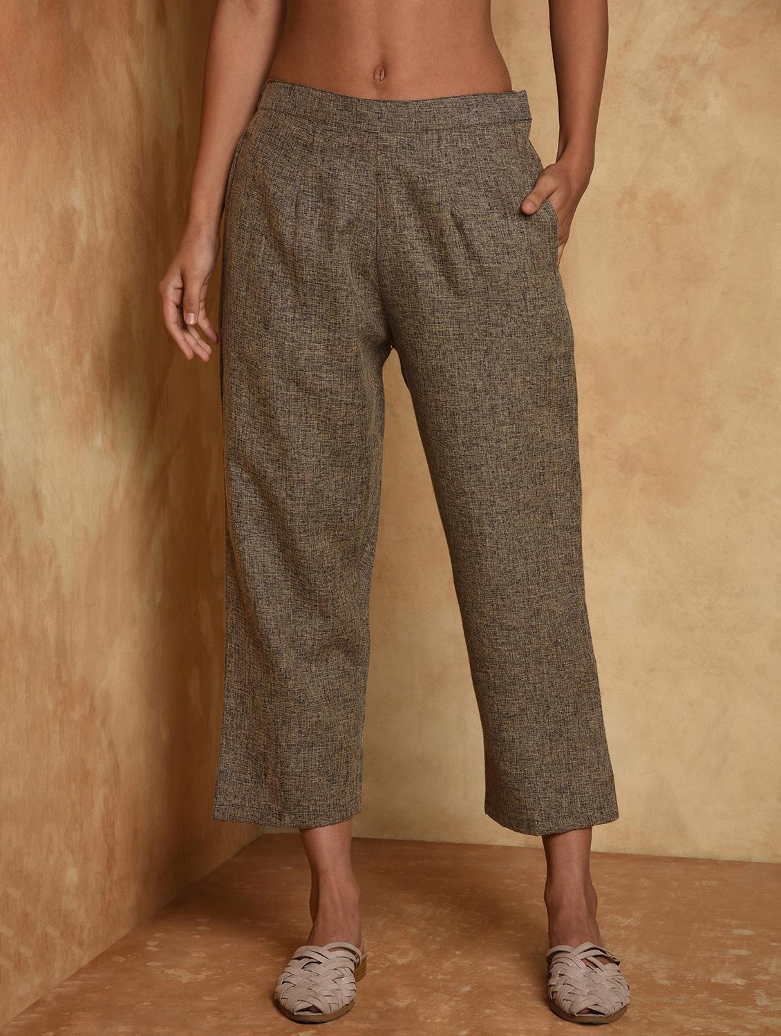 solid cropped tapered pant - 16957329 - Zoom Image - 2