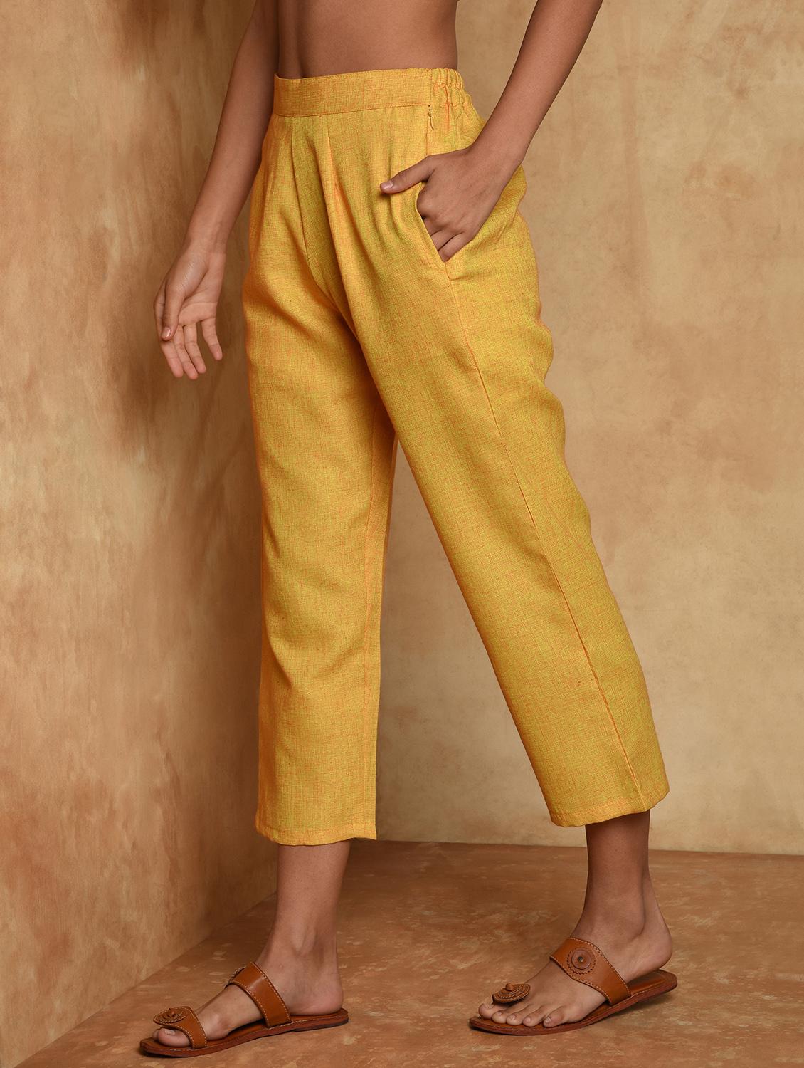 solid cropped tapered pant - 16957330 - Zoom Image - 2