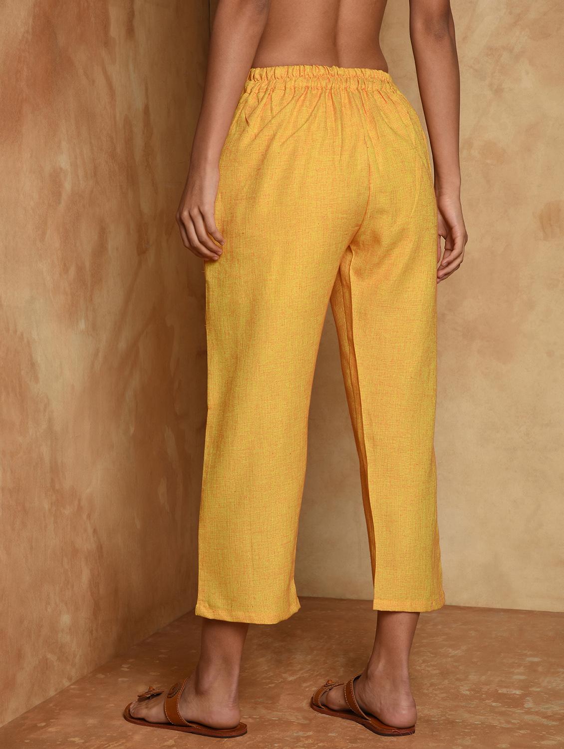 solid cropped tapered pant - 16957330 - Zoom Image - 3