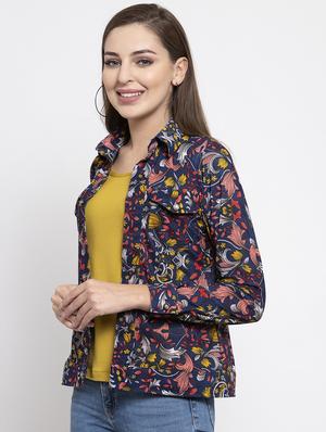 long sleeved floral shirt - 16957331 - Standard Image - 2