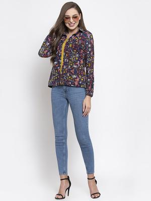 long sleeved floral shirt - 16957331 - Standard Image - 4