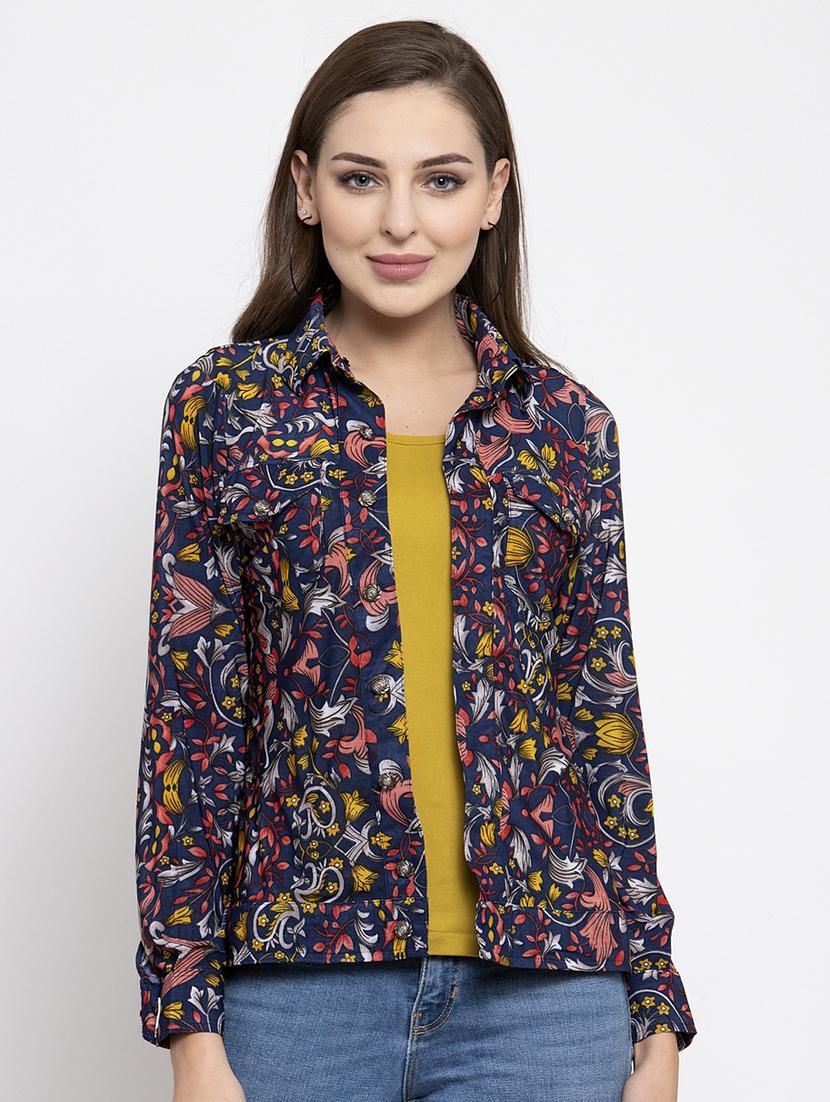 long sleeved floral shirt - 16957331 - Zoom Image - 1