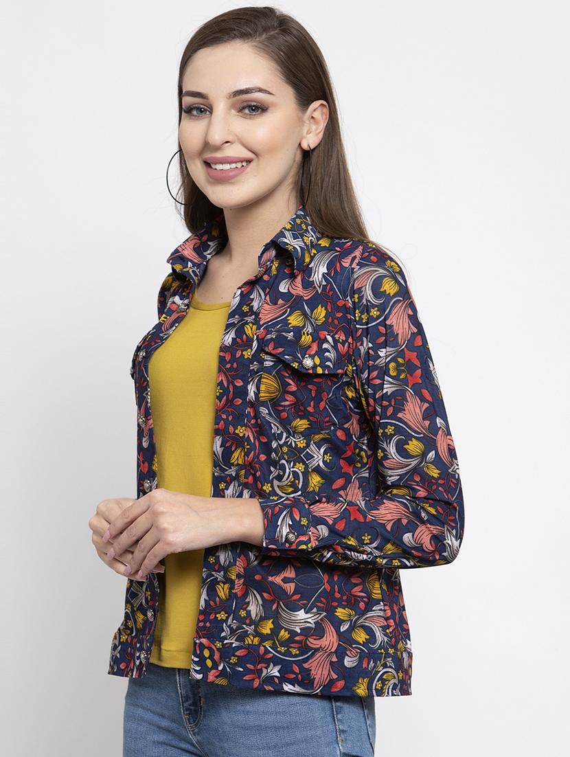 long sleeved floral shirt - 16957331 - Zoom Image - 2
