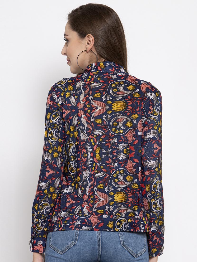 long sleeved floral shirt - 16957331 - Zoom Image - 3