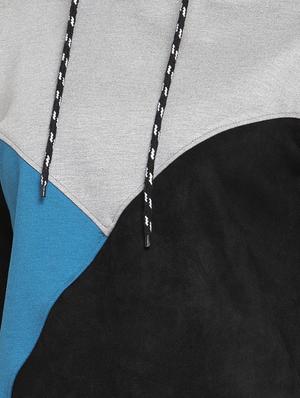 color block hooded sweatshirt - 16957336 - Standard Image - 5