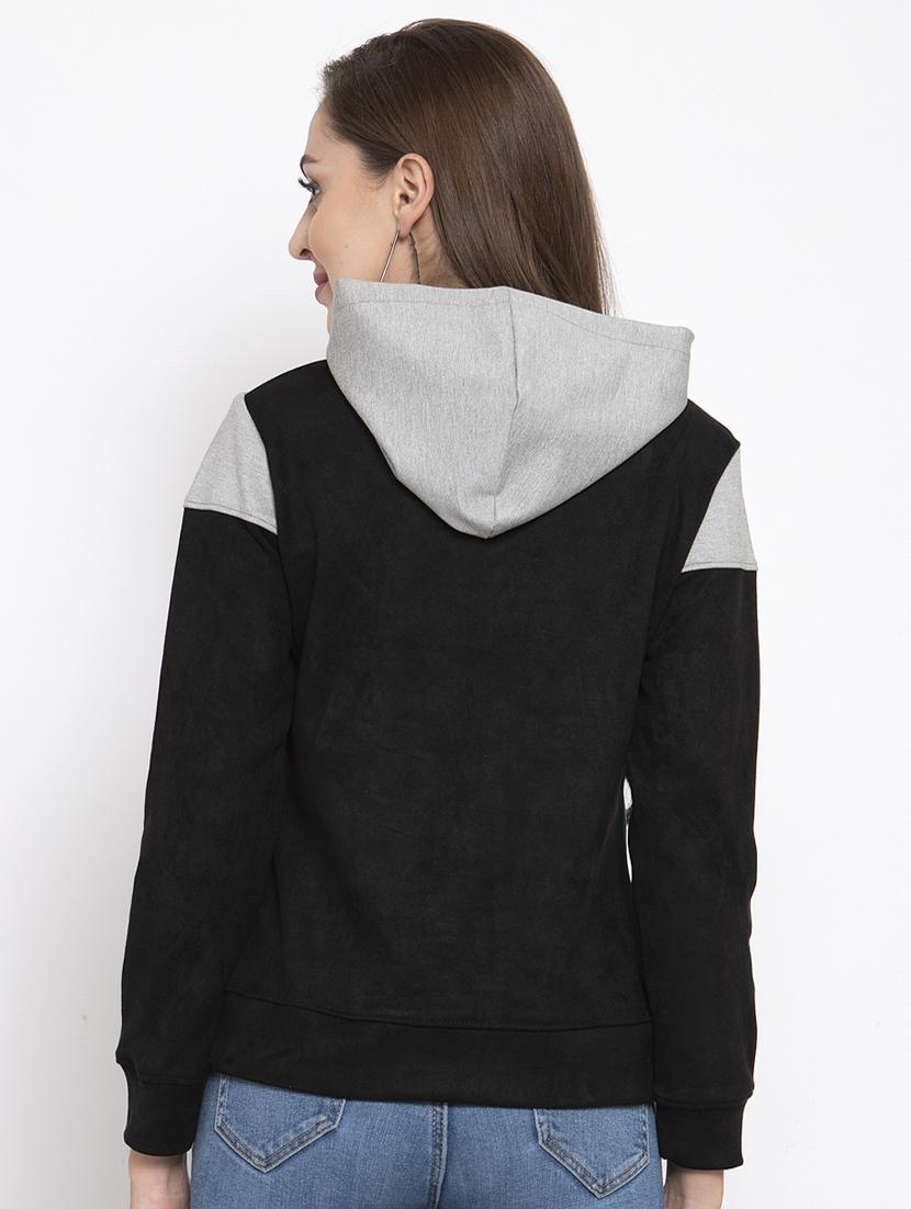 color block hooded sweatshirt - 16957336 - Zoom Image - 3