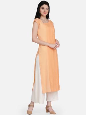 embroidered straight kurta - 16957345 - Standard Image - 2