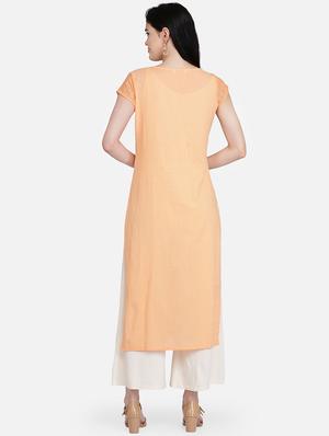 embroidered straight kurta - 16957345 - Standard Image - 3
