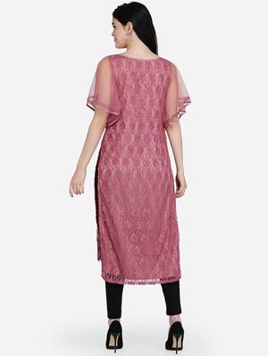 solid high-low kurta - 16957346 - Standard Image - 3