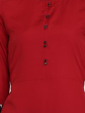 solid asymmetric kurta - 16957349 - Standard Image - 4