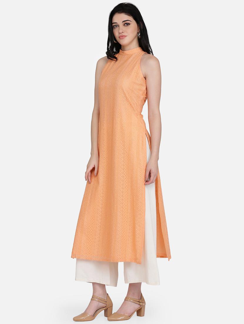 floral straight kurta - 16957353 - Zoom Image - 2