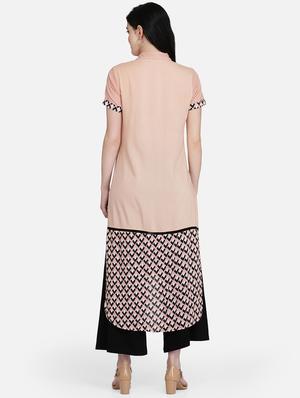 striped high-low kurta - 16957354 - Standard Image - 3