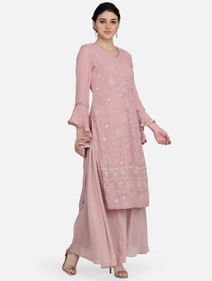 tonal embroidered straight kurta - 16957368 - Standard Image - 2