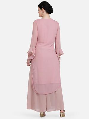 tonal embroidered straight kurta - 16957368 - Standard Image - 3