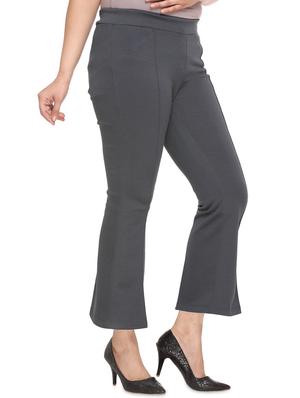 mid rise flat front trouser - 16957376 - Standard Image - 2