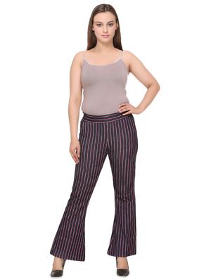 flat front striped trouser - 16957377 - Standard Image - 4