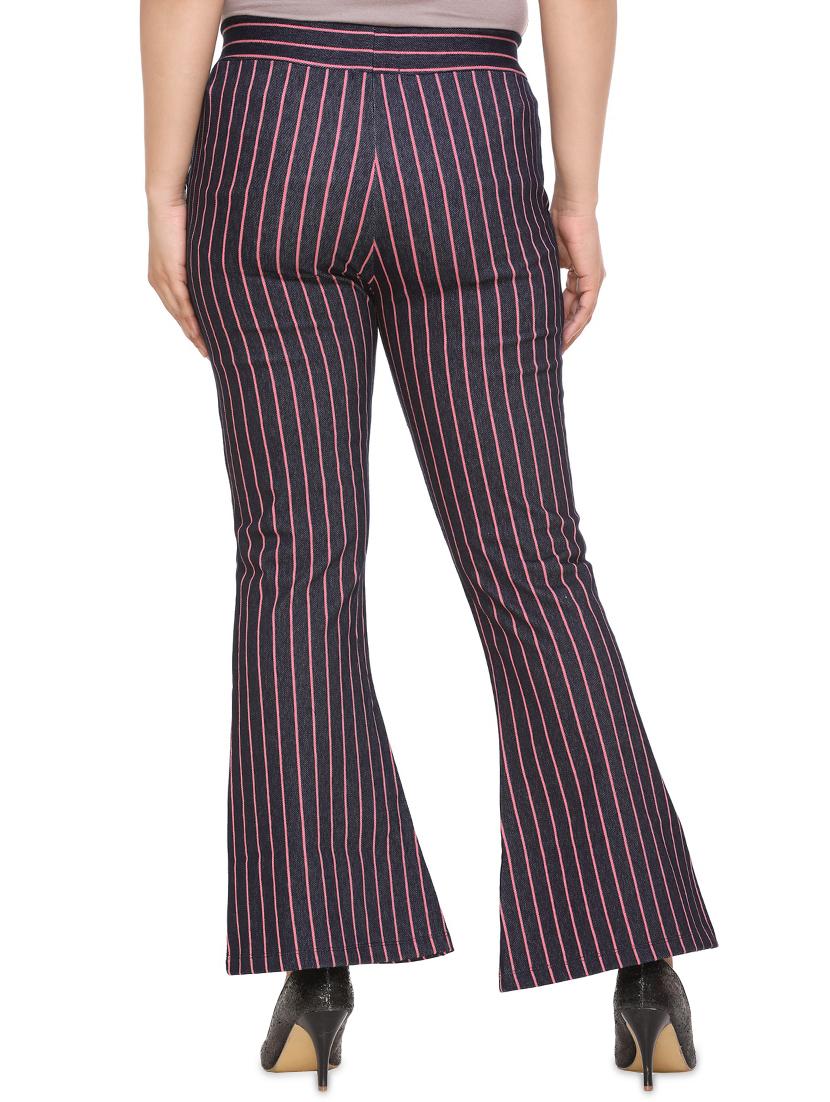 flat front striped trouser - 16957377 - Zoom Image - 3