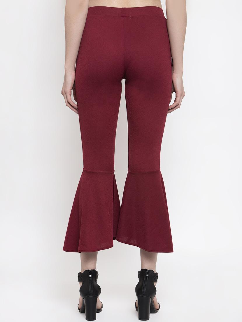 mid rise bell bottom trouser - 16957378 - Zoom Image - 3