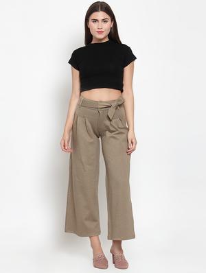 tie up waist pleated trouser - 16957379 - Standard Image - 4