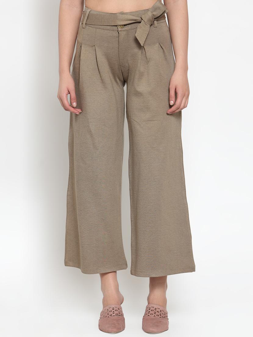 tie up waist pleated trouser - 16957379 - Zoom Image - 1