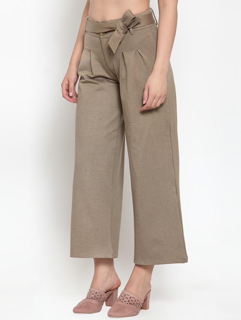 tie up waist pleated trouser - 16957379 - Zoom Image - 2