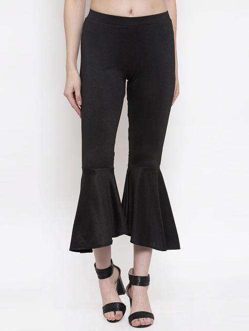 mid rise bell bottom trouser - 16957381 - Standard Image - 1