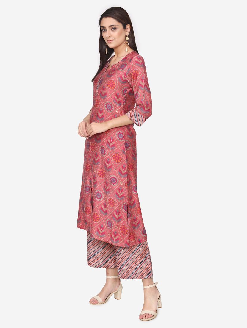 printed kurta palazzo set - 16957484 - Zoom Image - 2