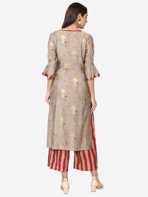 floral kurta palazzo set - 16957488 - Standard Image - 4