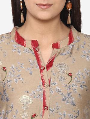 floral kurta palazzo set - 16957488 - Standard Image - 5