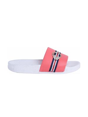 red slip on flip flops - 16957670 - Standard Image - 3
