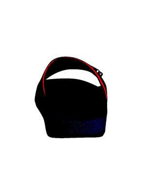 red slip on flip flops - 16957670 - Standard Image - 4