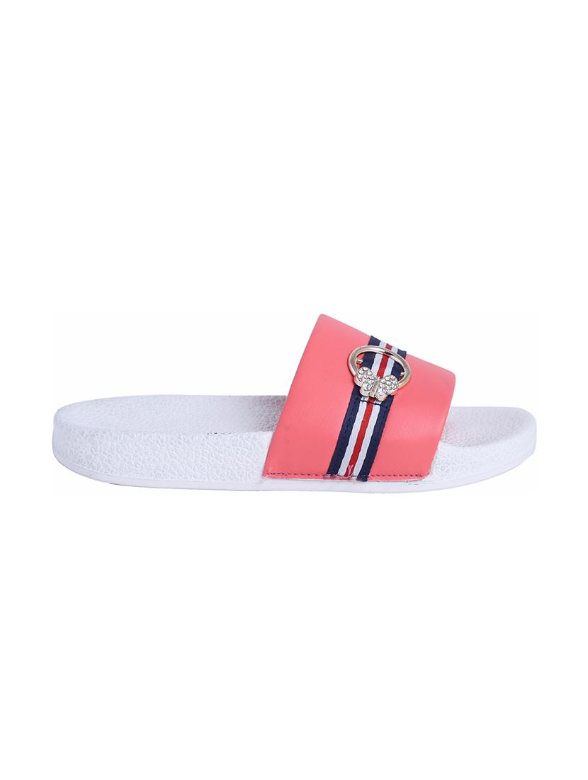 red slip on flip flops - 16957670 - Zoom Image - 3