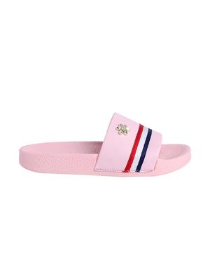 pink slip on flip flops - 16957675 - Standard Image - 3
