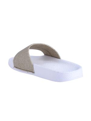 silver slip on flip flops - 16957677 - Standard Image - 4