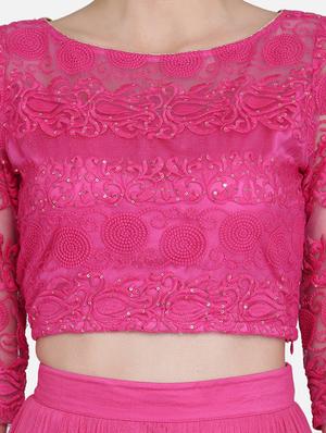 tonal embroidered blouse - 16957811 - Standard Image - 5
