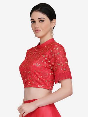 tonal embroidered blouse - 16957813 - Standard Image - 2