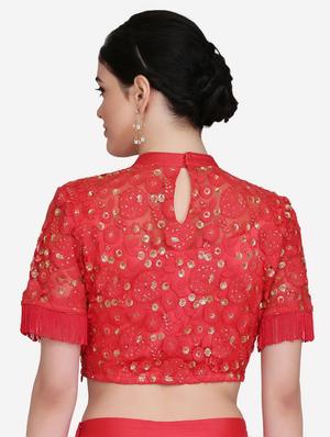 tonal embroidered blouse - 16957813 - Standard Image - 3