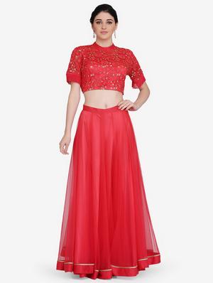 tonal embroidered blouse - 16957813 - Standard Image - 4