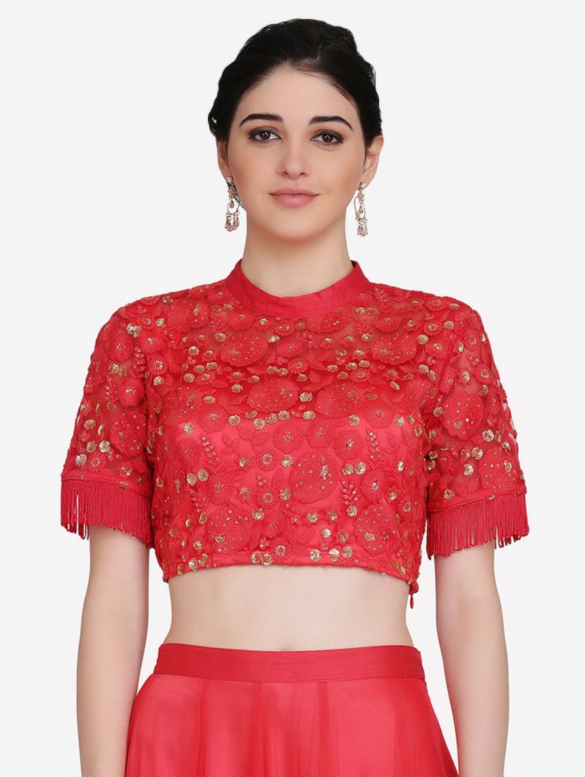 tonal embroidered blouse - 16957813 - Zoom Image - 1