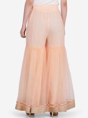 solid pastel net sharara - 16957821 - Standard Image - 3