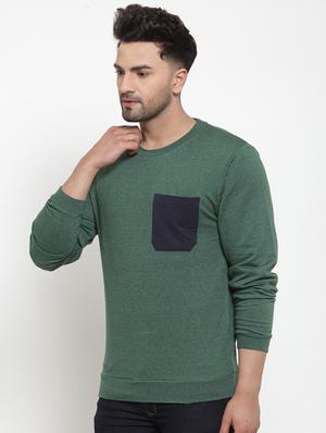 green solid pocket t-shirt - 16957836 - Standard Image - 2