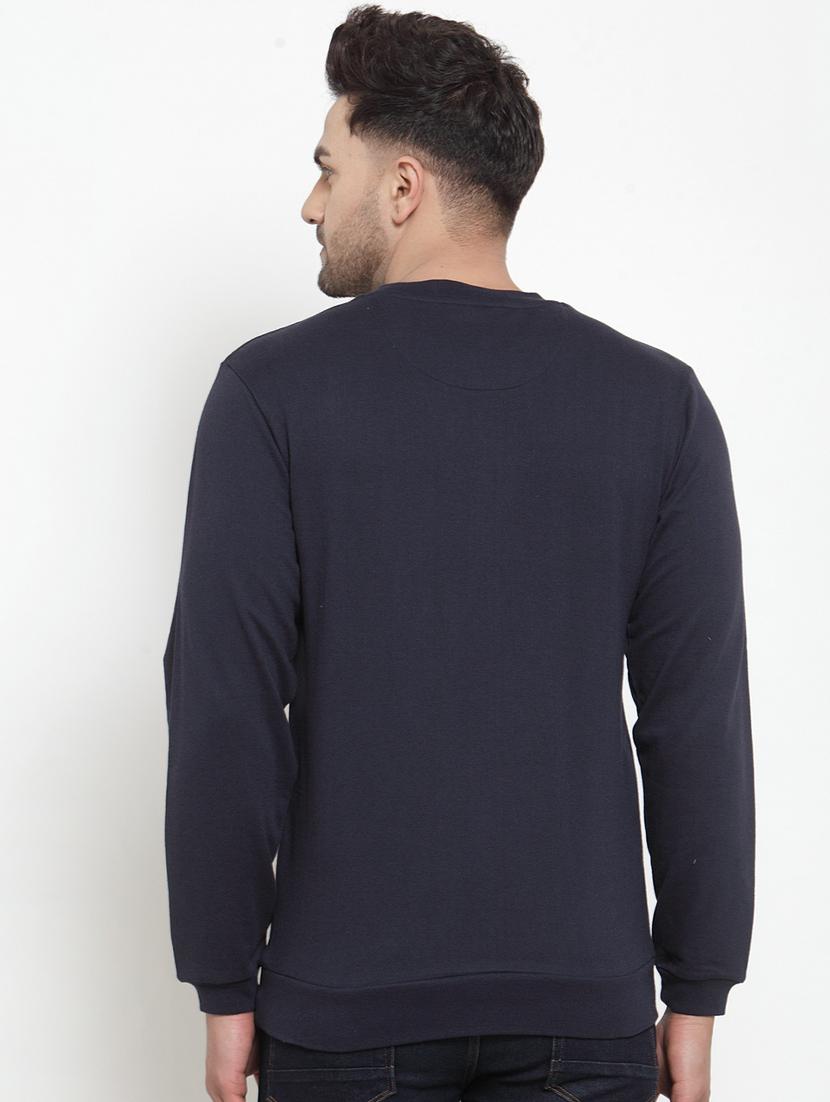 navy blue solid pocket t-shirt - 16957837 - Zoom Image - 3