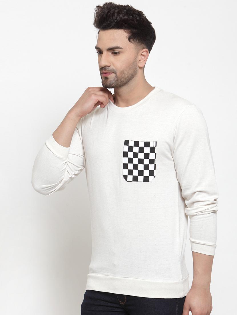 white solid pocket t-shirt - 16957838 - Zoom Image - 2