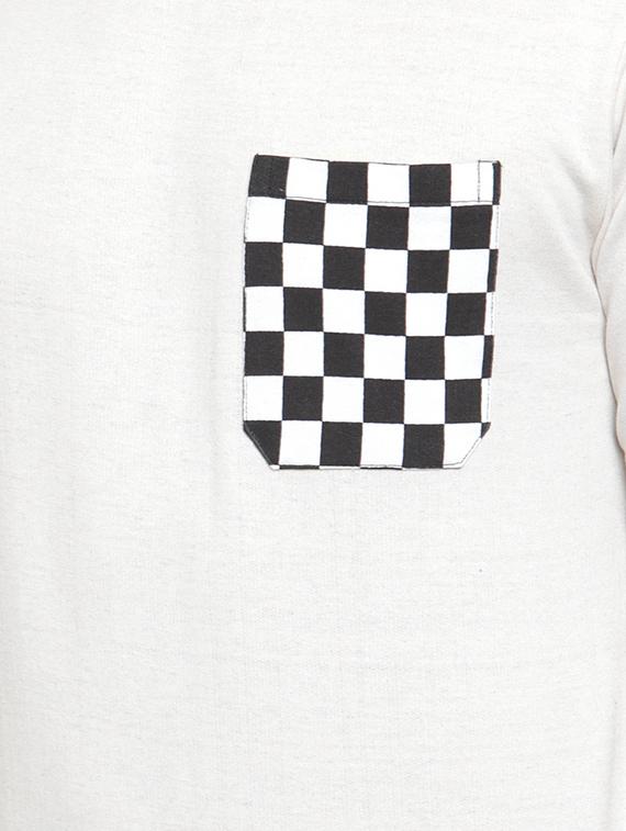 white solid pocket t-shirt - 16957838 - Zoom Image - 5