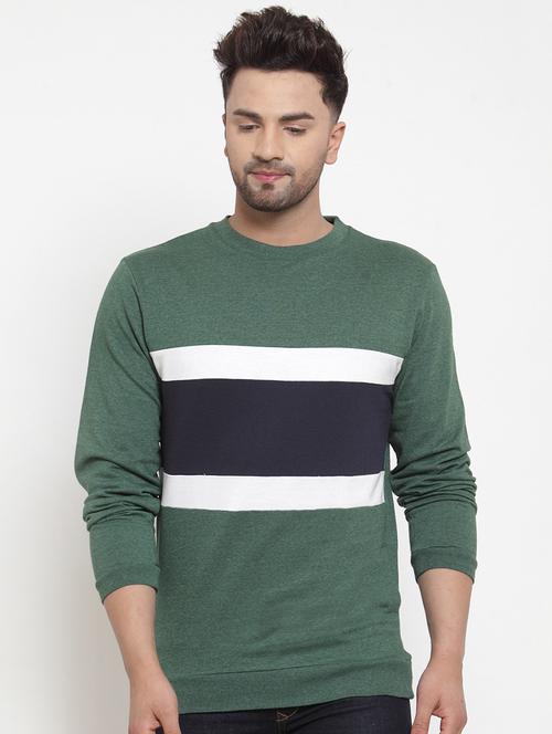 green color block t-shirt - 16957844 - Very Small Image - 1