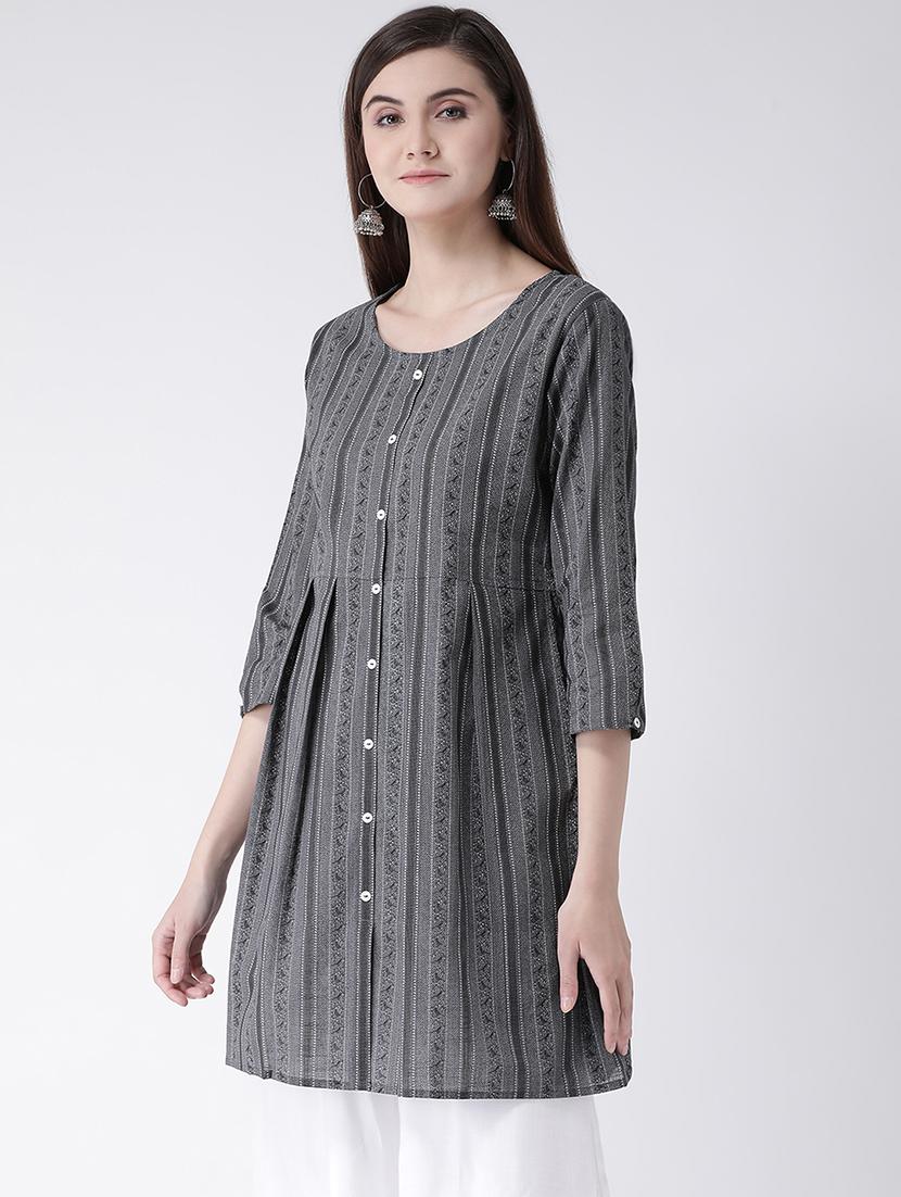 striped a-line kurta - 16957866 - Zoom Image - 2